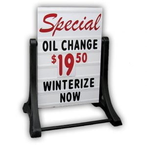Deluxe Swinger Sidewalk Sign